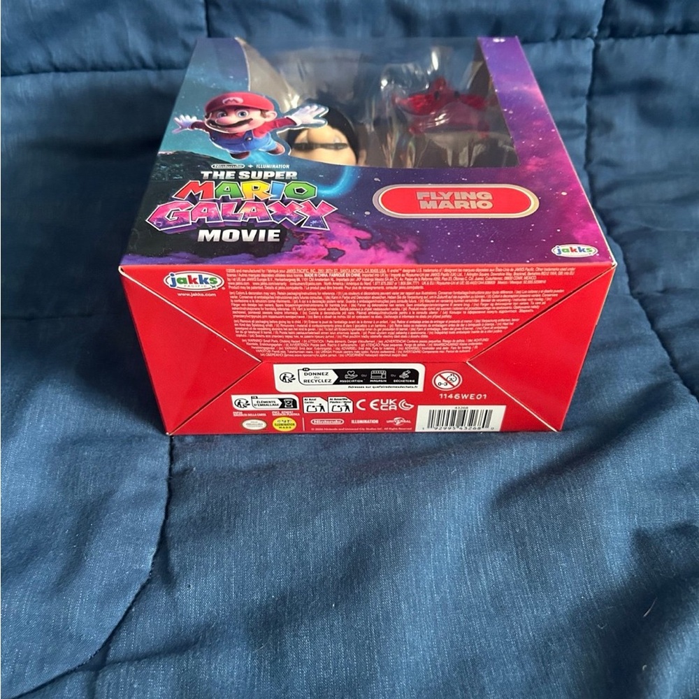 Super Mario Galaxy Flying Mario with Red Star Wave 2 Jakks Pacific - Picture 9 of 9